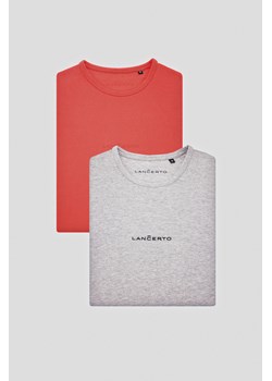 Zestaw 2 Koszulek z Bawełną Steph ze sklepu Lancerto S.A. w kategorii T-shirty męskie - zdjęcie 176008868