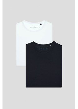 Zestaw 2 Koszulek z Bawełną Zane ze sklepu Lancerto S.A. w kategorii T-shirty męskie - zdjęcie 176008878