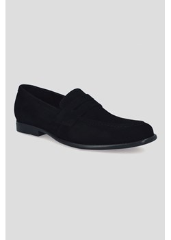 Buty Loafersy Huron Czarne ze sklepu Lancerto S.A. w kategorii Półbuty męskie - zdjęcie 176009045