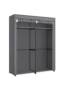 SONGMICS Szafa w kolorze szarym - 140 x 174 x 43 cm ze sklepu Limango Polska w kategorii Szafy - zdjęcie 176012286