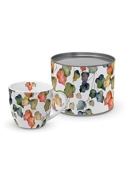 ppd Kubek jumbo &apos;&apos;Bright Fall&apos;&apos; w kolorze białym ze wzorem - 400 ml ze sklepu Limango Polska w kategorii Naczynia - zdjęcie 176012856