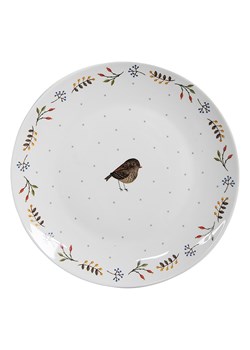 Clayre & Eef Talerz śniadaniowy w kolorze białym ze wzorem - Ø 20 cm - id: 16132184 - marki Limango Polska - 176012905 Clayre & Eef Talerz śniadaniowy w kolorze białym ze wzorem - Ø 20 cm ze sklepu Limango Polska w kategorii Naczynia - zdjęcie 176012905