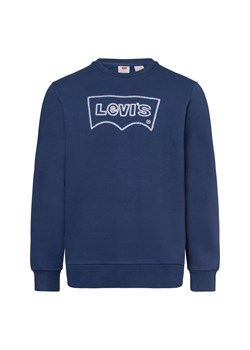 Levi's Bluza męska Mężczyźni Bawełna niebieski nadruk ze sklepu vangraaf w kategorii Bluzy męskie - zdjęcie 176014156