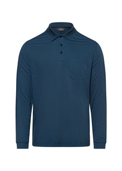 Ragman Męska koszulka polo Mężczyźni petrol wzorzysty ze sklepu vangraaf w kategorii T-shirty męskie - zdjęcie 176014198