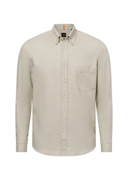 BOSS Orange Koszula męska - Rickert_M Mężczyźni Regular Fit Bawełna piaskowy jednolity ze sklepu vangraaf w kategorii Koszule męskie - zdjęcie 176014219