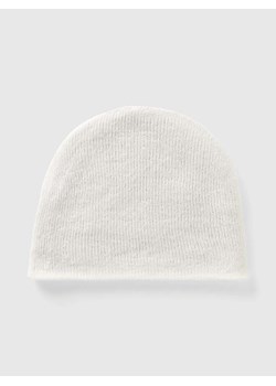 Benetton Dwustronna czapka beanie w kolorze szaro-białym ze sklepu Limango Polska w kategorii Czapki dziecięce - zdjęcie 176017537