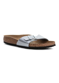 Klapki Birkenstock Madrid Silver 0040413 srebrny ze sklepu ButyModne.pl w kategorii Klapki damskie - zdjęcie 176021149