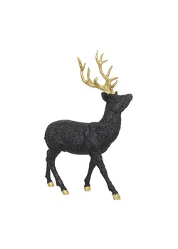 Figurka Deer 32x12x40 cm black ze sklepu dekoria.pl w kategorii Dekoracje bożonarodzeniowe - zdjęcie 176024117