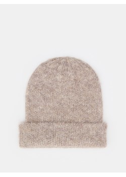 Mohito - Brązowa czapka beanie - beżowy ze sklepu Mohito w kategorii Czapki zimowe damskie - zdjęcie 176024138