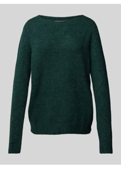 Sweter z dzianiny z prążkowanymi wykończeniami ze sklepu Peek&Cloppenburg  w kategorii Swetry damskie - zdjęcie 176025305