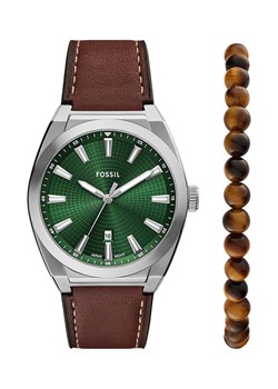 Fossil zegarek i bransoletka kolor srebrny FS6080SET ze sklepu ANSWEAR.com w kategorii Zegarki - zdjęcie 176036928