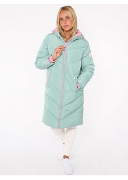 Zwillingsherz Płaszcz pikowany "Positive Mind" w kolorze turkusowo-jasnoróżowym - id: 16216636 - marki Zwillingsherz - 176037889 Zwillingsherz Płaszcz pikowany "Positive Mind" w kolorze turkusowo-jasnoróżowym ze sklepu Limango Polska w kategorii Płaszcze damskie - zdjęcie 176037889