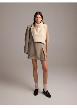 Reserved - Spódnica mini z wełną - wielobarwny ze sklepu Reserved w kategorii Spódnice - zdjęcie 176038716