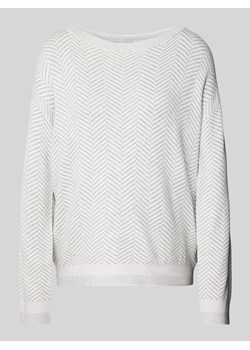 Sweter z dzianiny o kroju oversized z dekoltem w łódkę ze sklepu Peek&Cloppenburg  w kategorii Swetry damskie - zdjęcie 176039089