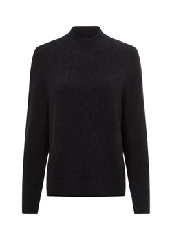 Marc O'Polo Denim Sweter damski z dzianiny z zawartością wełny dziewiczej Kobiety wełna ze strzyży czarny jednolity ze sklepu vangraaf w kategorii Swetry damskie - zdjęcie 176039517