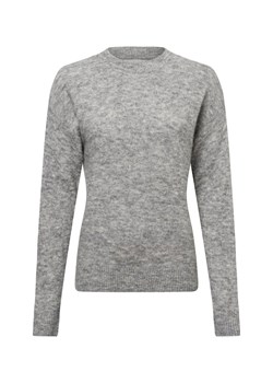 Msch Copenhagen Sweter damski Kobiety jasny szary jednolity ze sklepu vangraaf w kategorii Swetry damskie - zdjęcie 176039555