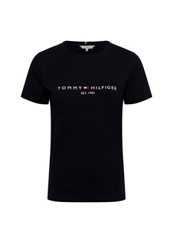 Tommy Hilfiger Koszulka damska Kobiety Bawełna granatowy jednolity ze sklepu vangraaf w kategorii Bluzki damskie - zdjęcie 176039599