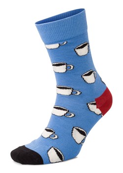 Happy Socks Skarpety Mężczyźni Bawełna niebieski wzorzysty ze sklepu vangraaf w kategorii Skarpetki męskie - zdjęcie 176039728