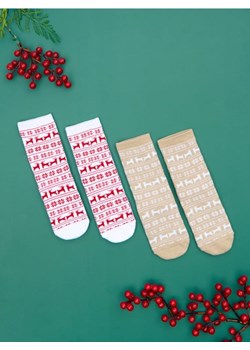 Sinsay - Skarpetki 2 pack - wielobarwny ze sklepu Sinsay w kategorii Skarpetki dziecięce - zdjęcie 176048297
