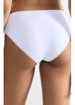 Sloggi figi damskie 24/7 Cotton Lace Tai 10167195-0003, Kolor biały, Rozmiar 38, Sloggi ze sklepu Primodo w kategorii Majtki damskie - zdjęcie 176054176