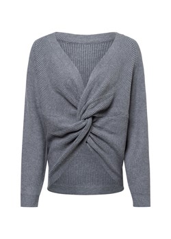 Msch Copenhagen Sweter damski - MSCHTatina Kobiety Sztuczne włókno szary jednolity ze sklepu vangraaf w kategorii Swetry damskie - zdjęcie 176058649