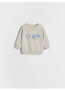 Reserved - Bluza z haftem - jasnoszary ze sklepu Reserved w kategorii Bluzy i swetry - zdjęcie 176059138