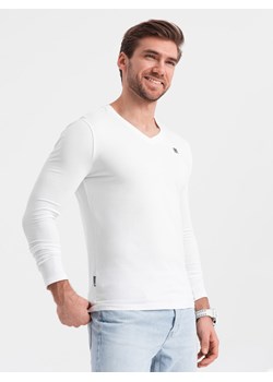 Zestaw longsleeve męski V-NECK - mix 2-pak V2 Z87 ze sklepu ombre w kategorii T-shirty męskie - zdjęcie 176064266