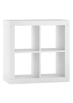 Minimalistyczny mały regał biały - Elvin 3X ze sklepu Edinos.pl w kategorii Regały i witryny - zdjęcie 176065147