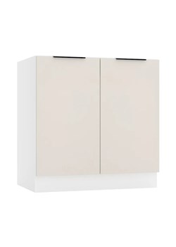 Szafka Kuchenna Pod Zlew 80 Cm Beż Piaskowy E1-G17 ze sklepu Edinos.pl w kategorii Meble kuchenne - zdjęcie 176065468