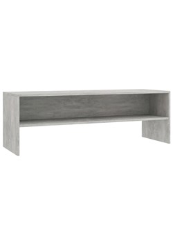 Minimalistyczna szafka RTV z półka beton - Sarsa ze sklepu Edinos.pl w kategorii Szafki RTV - zdjęcie 176066088