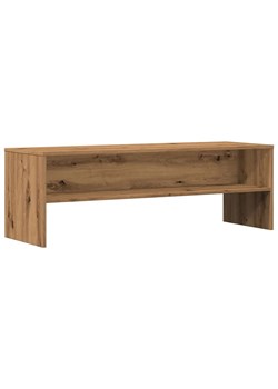 Otwarta szafka RTV w skandynawskim stylu dąb artisan - Sarsa ze sklepu Edinos.pl w kategorii Szafki RTV - zdjęcie 176066095