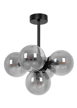 Grafitowa lampa sufitowa szklane kule loft - 5X A688 M4-C36 ze sklepu Edinos.pl w kategorii Lampy sufitowe - zdjęcie 176066107