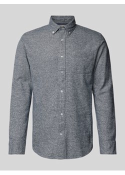 Koszula casualowa o kroju slim fit z kołnierzykiem typu button down model ‘BLUNORRIS’ ze sklepu Peek&Cloppenburg  w kategorii Koszule męskie - zdjęcie 176071419