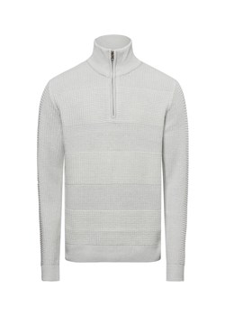 Jack & Jones Sweter - JJHugo Mężczyźni Sztuczne włókno beżowy wypukły wzór tkaniny ze sklepu vangraaf w kategorii Swetry męskie - zdjęcie 176073909