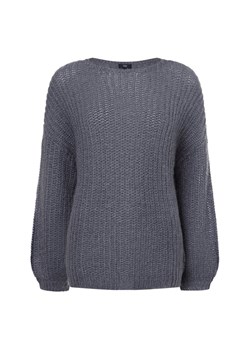 IPURI Sweter damski z zawartością moheru Kobiety szary jednolity ze sklepu vangraaf w kategorii Swetry damskie - zdjęcie 176075249