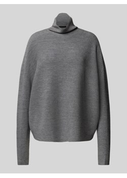 Sweter z dzianiny o kroju oversized ze stójką model ‘LIORA’ ze sklepu Peek&Cloppenburg  w kategorii Swetry damskie - zdjęcie 176076076