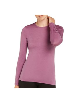 Koszulka Icebreaker Merino 200 Oasis Long Sleeve Crewe Thermal 10437502V1 - różowa ze sklepu streetstyle24.pl w kategorii Bluzki damskie - zdjęcie 176079706