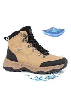 Trekkingi męskie buty zimowe za kostkę wysokie Filippo MTR6653/24 beżowe ze sklepu butyolivier w kategorii Buty trekkingowe męskie - zdjęcie 176085215