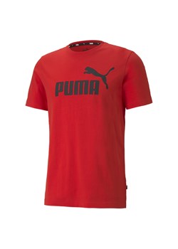 Męska koszulka z logo Essentials PUMA High Risk Red ze sklepu Decathlon w kategorii T-shirty męskie - zdjęcie 176087788