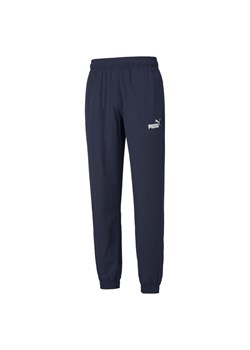 Puma Active Wovenpant, męskie spodnie dresowe, Granatowe ze sklepu Decathlon w kategorii Spodnie męskie - zdjęcie 176088365