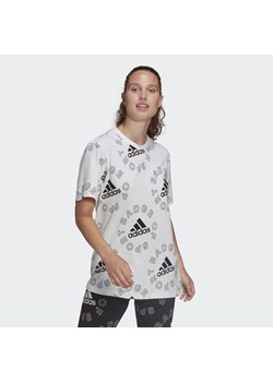 T-shirt z krótkim rękawem damski adidas ESSENTIALS ze sklepu Decathlon w kategorii Bluzki damskie - zdjęcie 176090665