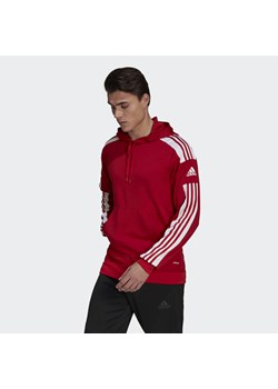 Bluza piłkarska męska adidas Squadra 21 Hoodie ze sklepu Decathlon w kategorii Bluzy męskie - zdjęcie 176090855