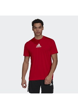 Koszulka męska adidas Primeblue Designed To Move Sport 3-Stripes Tee ze sklepu Decathlon w kategorii T-shirty męskie - zdjęcie 176091129