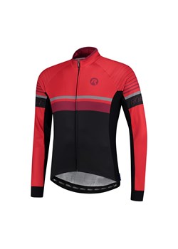 Bluza rowerowa męska Rogelli Hero z długim rękawem, czerwona ze sklepu Decathlon w kategorii Bluzy męskie - zdjęcie 176093986