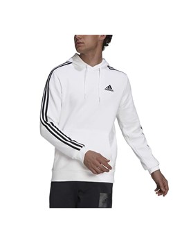 Bluza z Kapturem Essentials 3-Stripes Rozmiar XL Biały - GU2522 ze sklepu Decathlon w kategorii Bluzy męskie - zdjęcie 176096548