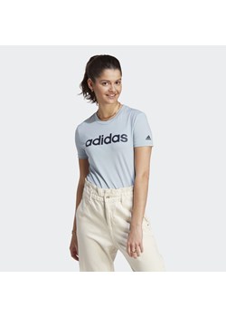 T-shirt damski z logo adidas Essentials ze sklepu Decathlon w kategorii Bluzki damskie - zdjęcie 176098315