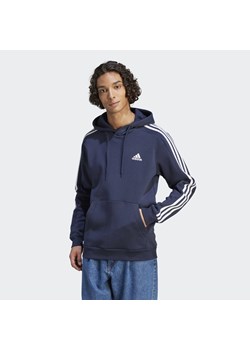 Essentials Fleece 3-Stripes Hoodie ze sklepu Decathlon w kategorii Bluzy damskie - zdjęcie 176100279