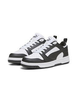 Młodzieżowe sneakersy Rebound V6 Lo PUMA White Black ze sklepu Decathlon w kategorii Buty dziecięce - zdjęcie 176101858