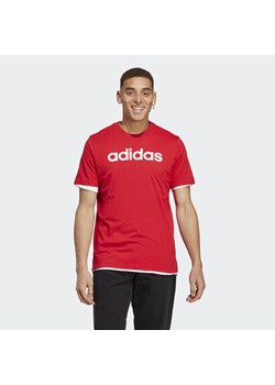 Essentials Single Jersey Linear Embroidered Logo Tee ze sklepu Decathlon w kategorii T-shirty męskie - zdjęcie 176109148