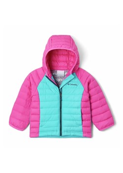 Kurtka Turystyczna Puchowa Dziecięca Columbia Powder Lite Boys Hooded Jacket ze sklepu Decathlon w kategorii Kurtki męskie - zdjęcie 176110738